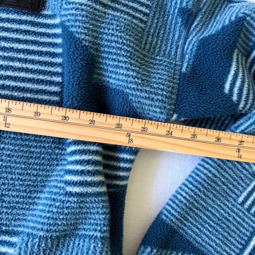 The North Face Womens Blue Patterned Fleece Funnel Neck Pullover XL NF0A34MK - Picture 6 of 9